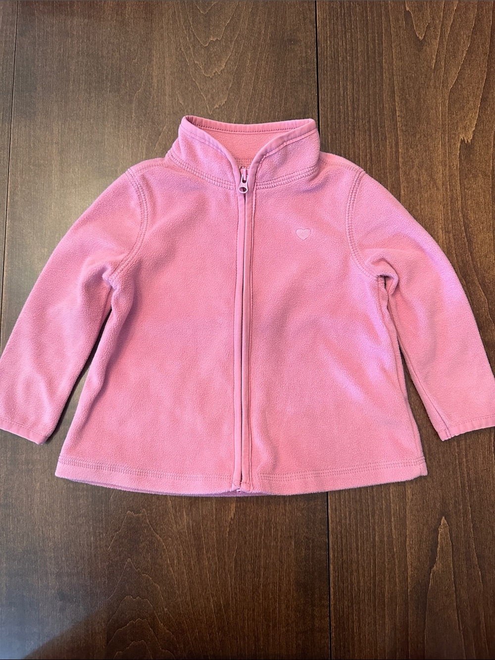 OshKosh B’Gosh Girls 12-month Fleece Zip-Up Jacket